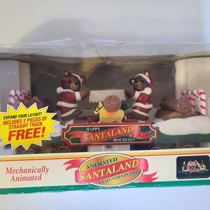 Vintage 1997 Santaland "Logging Bears" Train Car by New Bright
